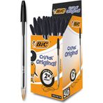 Bic Cristal Medium 1.0 MM 50 Adet Siyah Tükenmez Kalem