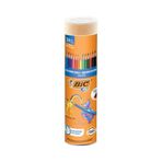 Bic Evolation 24+1 Canlı Renk Metal Tüp Kuru Kalem Seti
