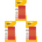 BIC Evolution Kırmızı Kopya Kalemi 12'li Blister,Kıymık Oluşturmaz, Çiğnemeye Karşı Dayanıklı, Kolay Açılır 3lü paket