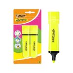 Bic Flat Fosforlu Kalem 2 Li Blisterli - Sari