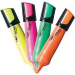 Bic Flat Highlighter Marking 4'lü Set Fosforlu Kalem