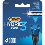 Bic Flex 3 Hybrid 3 Bıçaklı 4 Yedek Kartuşlu Tıraş Bıçağı
