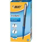Bic Glide Grip Mavi 0.5 mm 12'li Roller Kalem