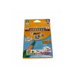 Bic Kids Evolution Triangle Kuru Boya Kalemi Seti, 12 Renk, Çocuklar İçin