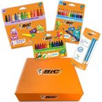 Bic Kids Jumbo Yazım ve Boyama Seti 12 Renkli Kalemler ile Eğlenceli Yazım Deneyimi