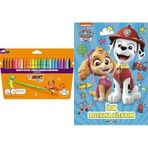 Bic Kids Kid Couleur 24'Lü Keçeli Boya Kalemi Paw Patrol İlk Boyama Kitabım