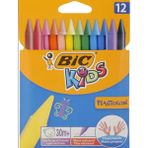 Bic Kids Plastidecor 12’li Pastel Boya – Elleri Kirletmeyen, Canlı Renkler - 001-Renkli