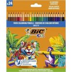 bic kids smooth kuru boya kalemi 24 renk 525787 - Yok