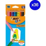 Bic Kids Tropicolors Kuru Boya Kalemi 12 Renk 36 Adet