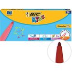 Bic Kids Visa Color 829005 Yıkanabilir Jumbo Keçeli Boya Kalemi 24'lü Paket - Renkli