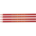 Bic Kopya Kalemi - Evolution Kırmızı 4'lü Set Kurşun Kalem Doğa Dostu Esnek Gövde