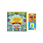 Bic Mandala Boyama 12'li Kuru Boya Ve Küçükler Ve Büyükler Için Mandala Kitabı Set