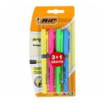Bic Marking Highlighter Grip Fosforlu Isaretleme Kalemi 4 Renk