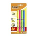 Bic Marking Highlighter Grip Kalem Tipi Fosforlu İşaret Kalemi 1,6 - 3,4 Mm (3+1 Set) 824757 - Sarı
