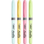 Bic Marking Highlighter Grip Pastel 4 Renk Fosforlu Kalem