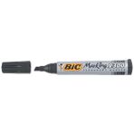 bic markör kesik uç kalem siyah 2300 8209263 (1 paket 12 adet) - Yok