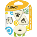 Bic Mini Fun 3'lü Sentetik Kauçuk Silgi
