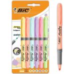 Bic Pastel 6'lı Fosforlu Kalem Marking Highlighter Pastel Blister - Karışık-Çok Renkli - Standart