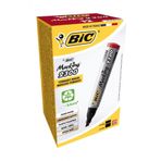 Bic Permanent Kesik Uçlu 12 Adet Kırmızı Markör