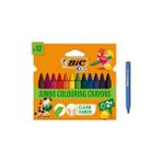 Bıc Plastidecor Elleri Kirletmeyen Üçgen Pastel Boya, 12'li Kutu, Elleri Boyamaz, 30 Aydan Büyük Çocuklar Için Ideal - 41 Delft Blue