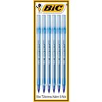Bic Round Stick 1.0 mm Mavi 6 Adet Tükenmez Kalem