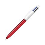 Bic Shine 4 Colours Kırmızı Gövdeli Tükenmez Kalem