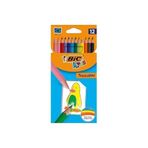 Bic Tropicolor Kuru Boya Kalemleri, 12'li Set, Parlak Renkler