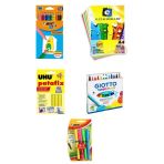 Bic Tropicolors 12'Li Kuru Boya Renkli Fotokopi Kağıdı A4 Karışık 10 Renk 5'Li Sanatsal Set