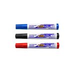 Bic Velleda 1 Siyah 1 Kırmızı 1 Mavi Beyaz Tahta Kalemi
