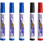 Bic Velleda 1701 Beyaz Tahta Kalemi Set 8 Parça Siyah Kırmızı Mavi Renkli Yazı Tahtası Kalemi
