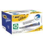Bic Velleda 1701 Eco Yuvarlak Uç Beyaz Tahta Kalemi Mavi (12 Li Kutu) 904938