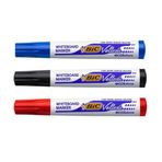 Bic Velleda Siyah+Kırmızı+Mavi Beyaz Tahta Kalemi