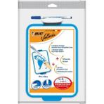 Bic Velleda Yazı Tahtası 19X26CM 1 Kalem ve 1 Silgi ile Mavi Renkli Pratik Kullanım