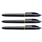 BIC Vierfarbkugelschreiber 4 colours (TM), şaft Siyah, ISO 12757 – 2 uç