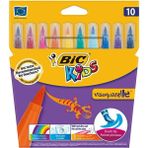 Bic Visaquarelle 10 Renk Fırça Uçlu Keçeli Boya Bic Visaquarelle 10 Renk Fırça