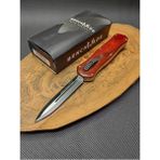 Bıçak Sevdalıları Burk Knives Içten Çıkmalı Otomatik Komple Titanyum Kasa Çakı - Standart