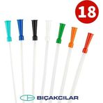 Bıçakçılar Bıçakcılar Aspirasyon Sondası No: 18 (Kırmızı) 140 Adet - 1 Kutu