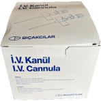 Bıçakcılar Branül Intraket Anjiokat 22G Mavi - 50 Adet