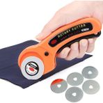 Bıçaklı 45MM Döner Kesici Dikiş Kumaş Kılavuz Kesme Makinesi (Yurt Dışından)
