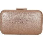 Biçanta Rose Gold Renk Kristal Desen Abiye Çanta Gece Çantası Düğün Nişan Portföy