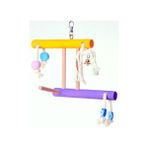Bıcı Bıcı Çift Oluklu İpli Kuş Salıncak 15 Cm X 25 Cm