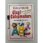 Bıcırık Yayınları Çizgi Çalışması Aktivite Kitabı Harfler (Yaz-Sil Kalem Hediyeli)