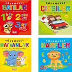 Bıcırık Yayınları Eğlenceli Boyama Seti 4 Kitap