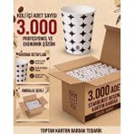 Bicup Karton Bardak 7 Oz 3.000 Adet Sızdırmaz Vendin Modeli Kullan At Çay Kahve Meşrubat Bardağı Sıcağa Dayanıklı