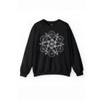 Bicycle Circle Kaleidoscope Mountain Bisiklet Baskılı Sweatshirt