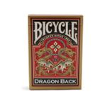 Bicycle® Dragon Back Kırmızı - Gold Oyun Iskambil Kartı