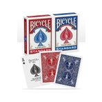 Bicycle Orijinal Standart Iskambil Oyun Kartları Kırmızı Mavi Çift Deste Uspcc