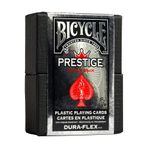 Bicycle Prestige Red Kırmızı %100 Plastic Dura-Flex Premium Oyun Kağıdı iskambil Kartları Destesi