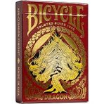 Bicycle Red Dragon Altın Folyo Oyun Kartları, 1 Güverte