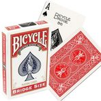 Bicycle Rider Back Bridge Size Red Kırmızı Briç Oyun Kağıdı iskambil Kartları Destesi